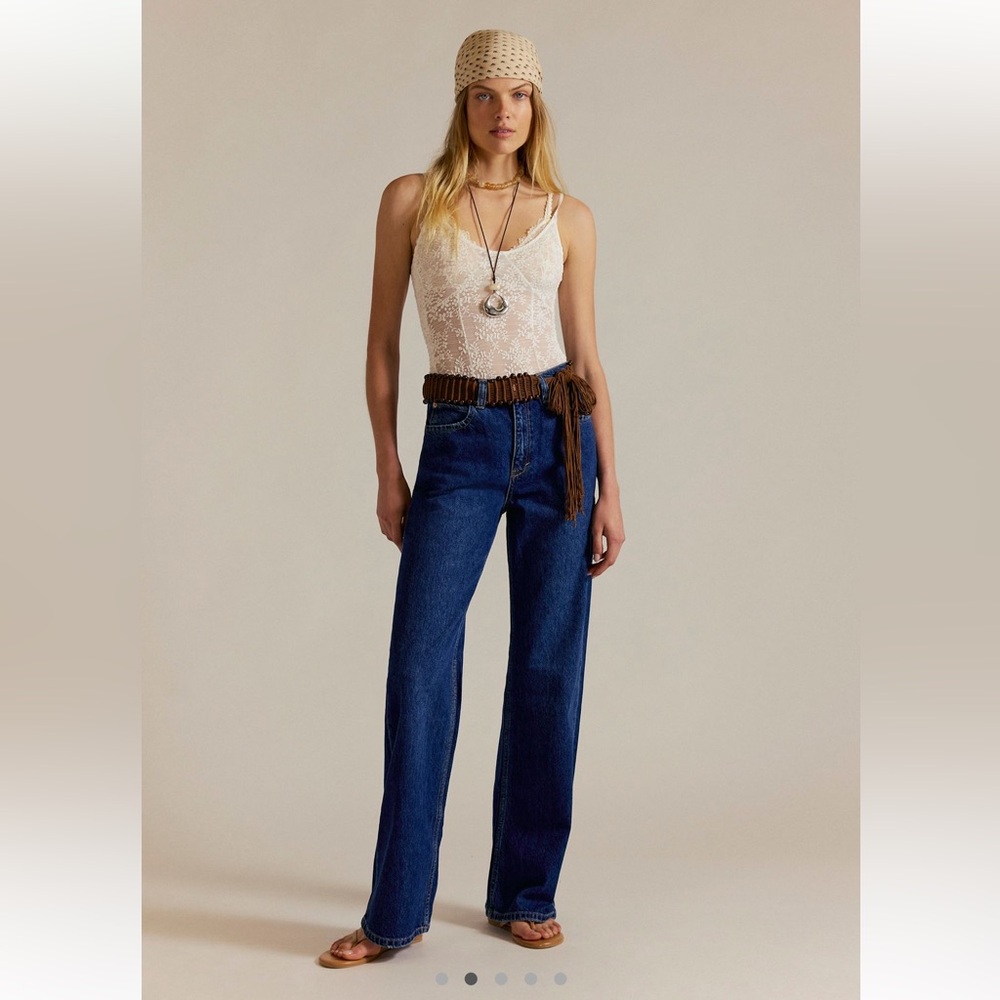 We The Free Tinsley Baggy High-Rise Jeans sz 29